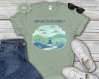 "Unplug to Reconnect" Mindfulness Tee