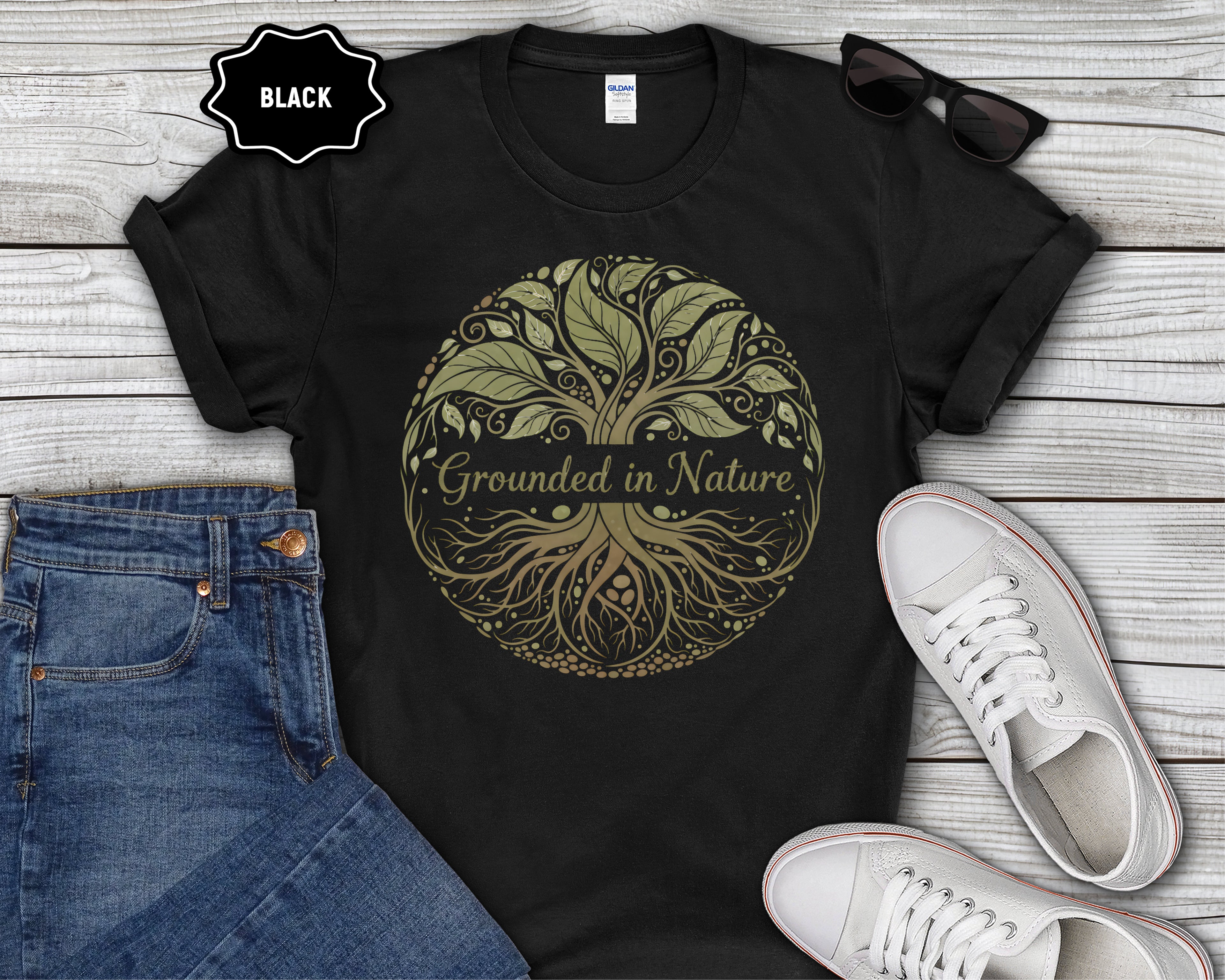 Grounded in Nature Tree of Life T-Shirt