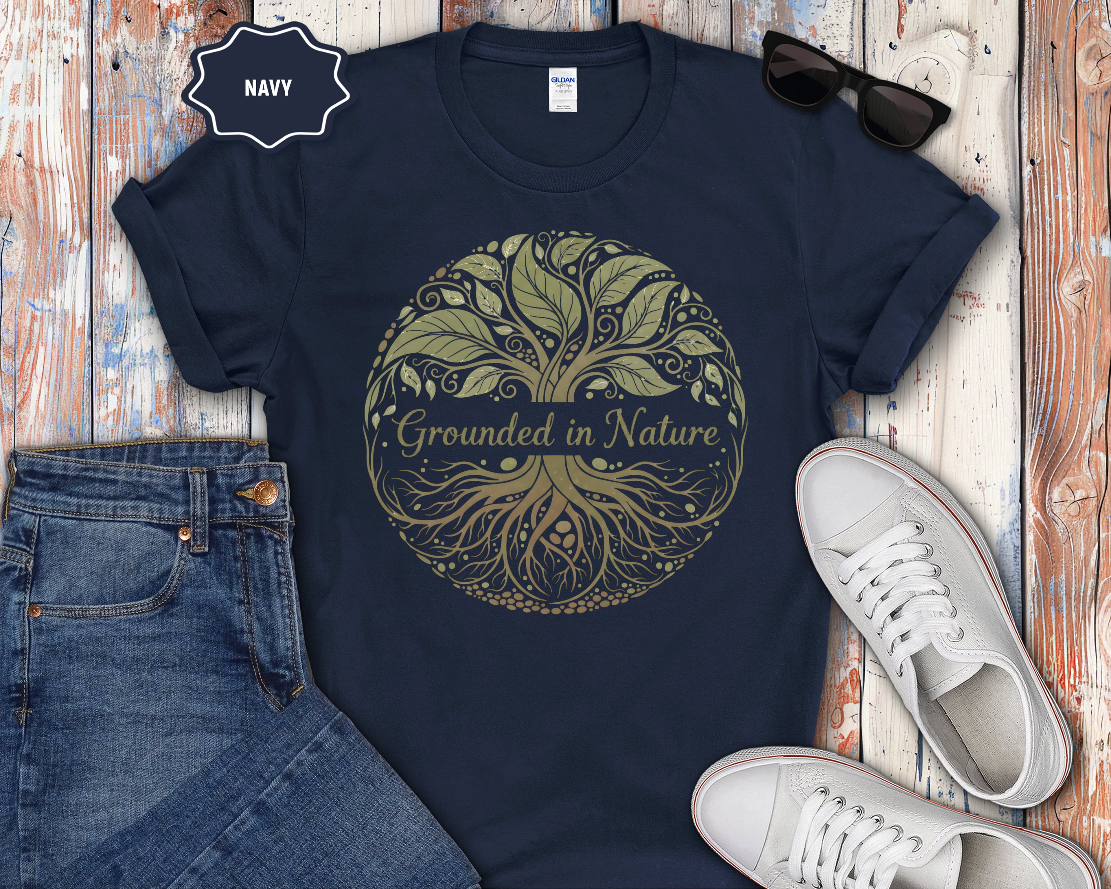 Grounded in Nature Tree of Life T-Shirt