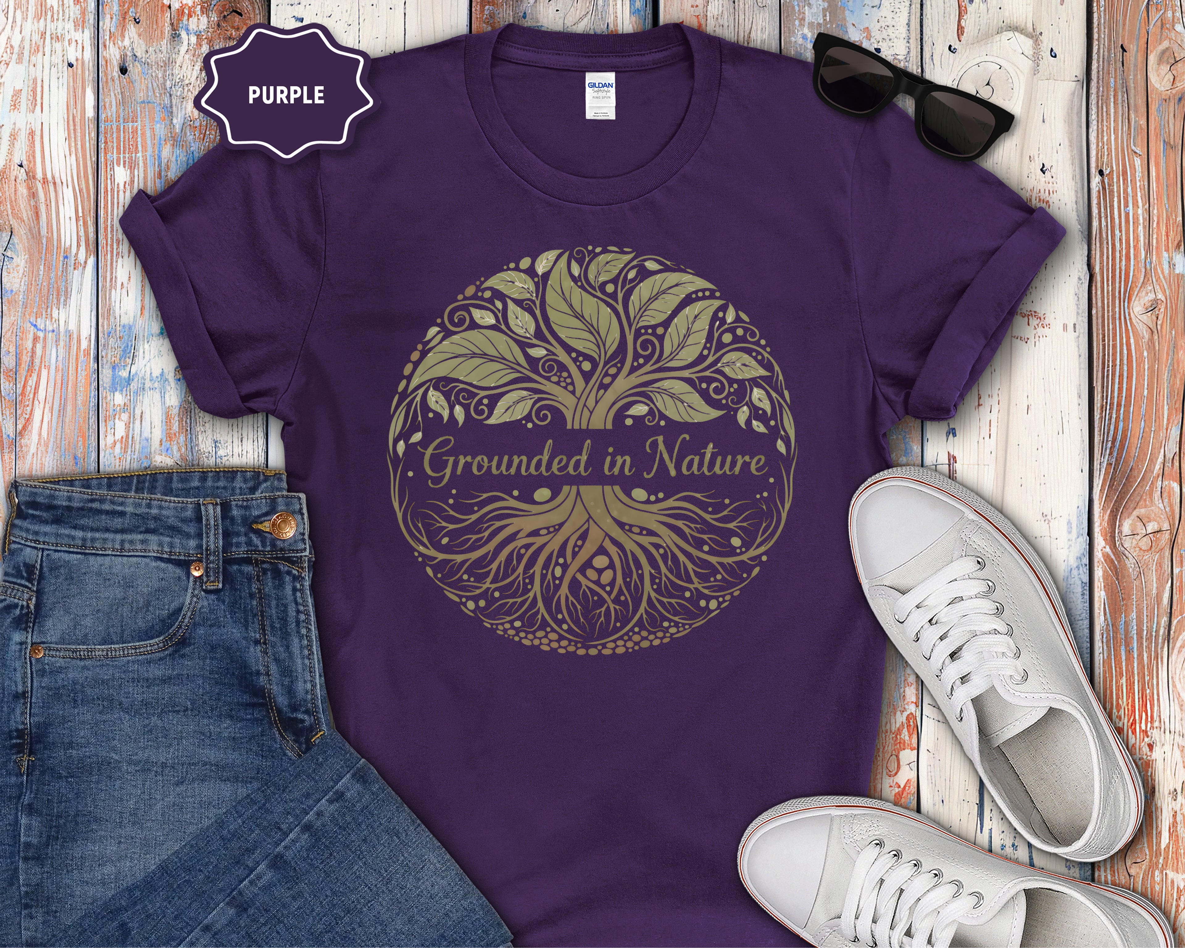 Grounded in Nature Tree of Life T-Shirt