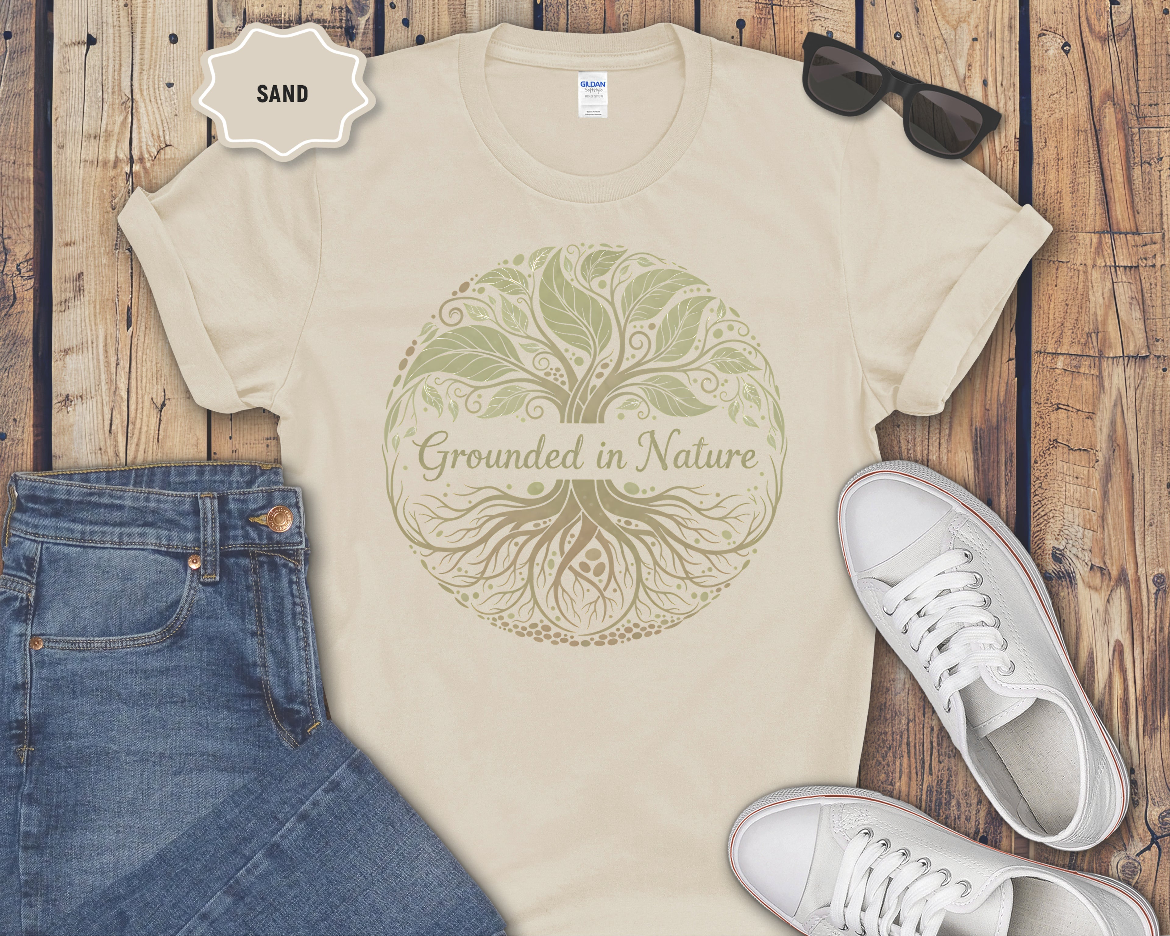 Grounded in Nature Tree of Life T-Shirt