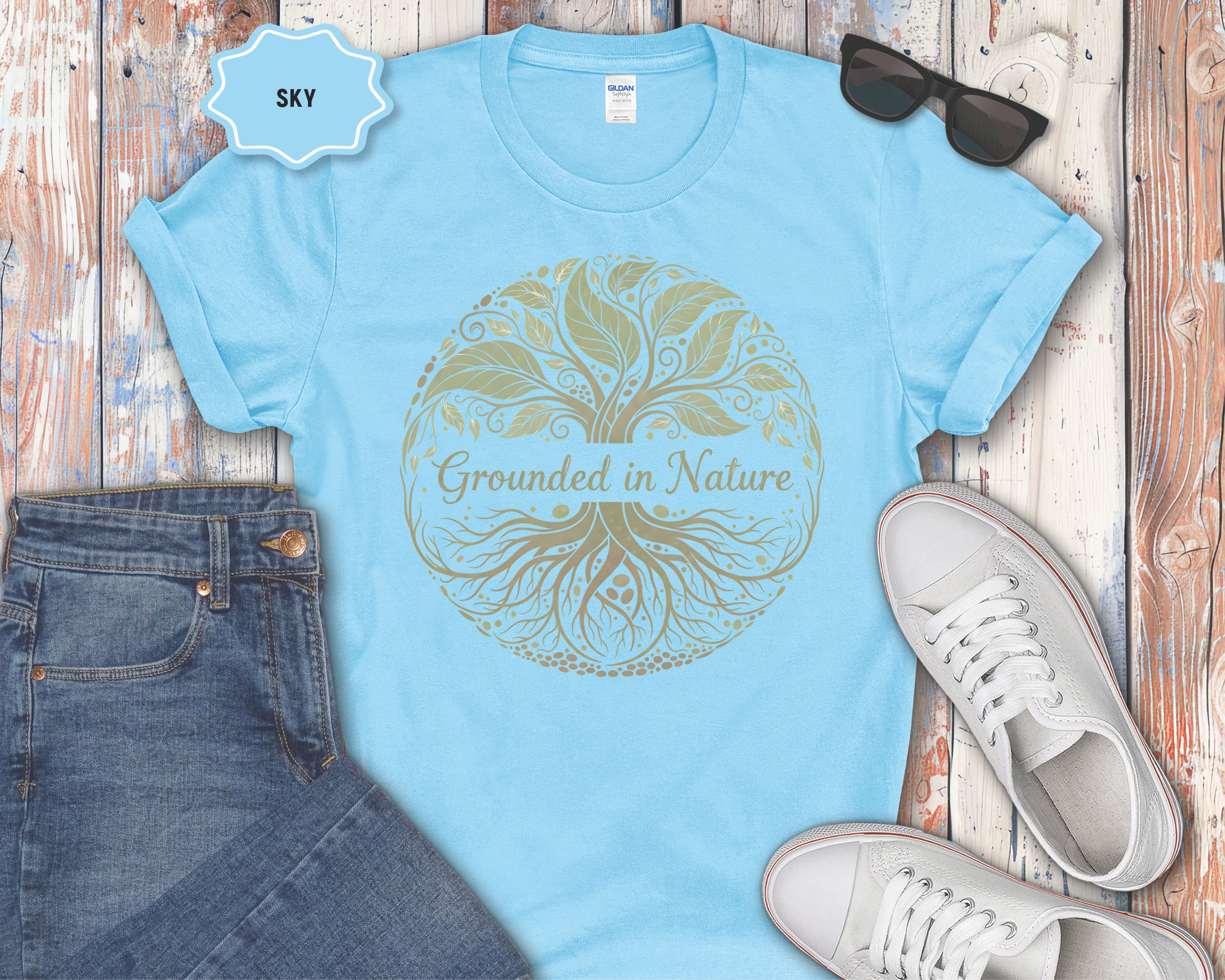 Grounded in Nature Tree of Life T-Shirt