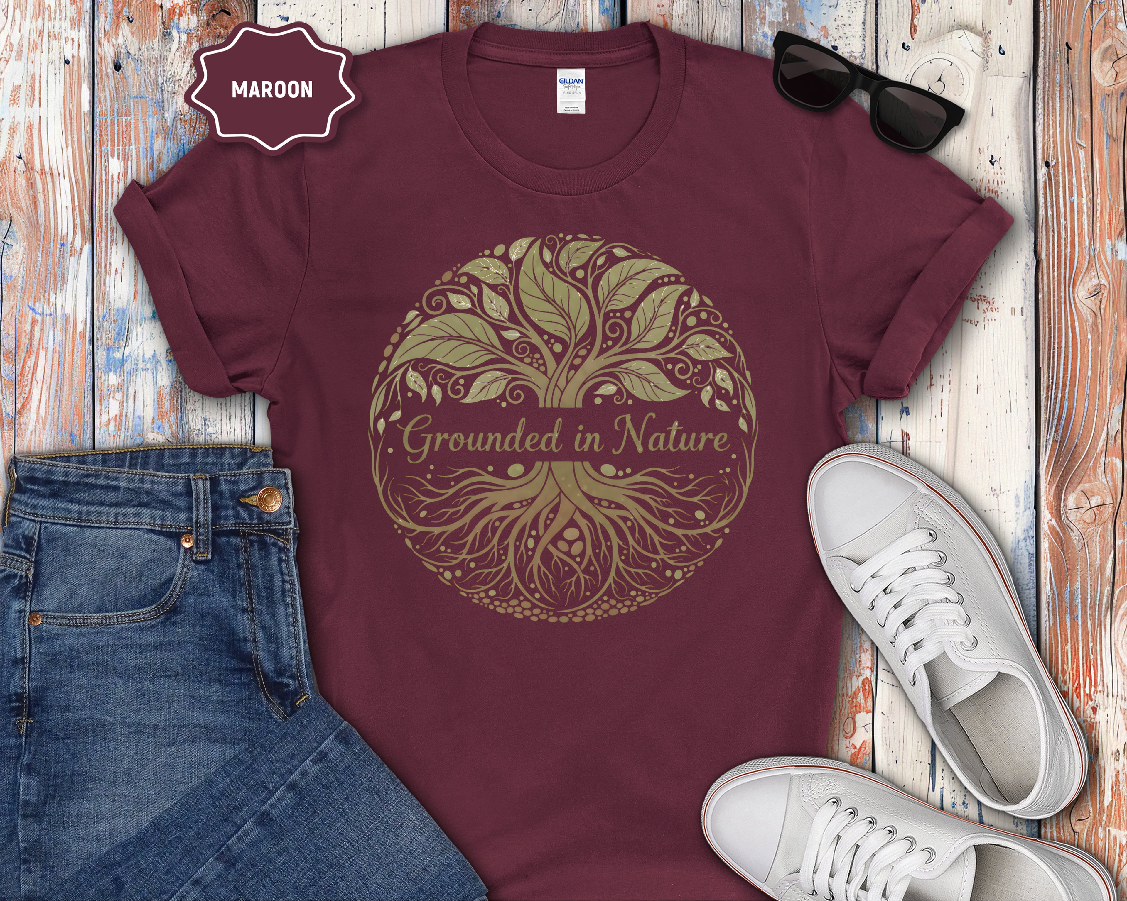 Grounded in Nature Tree of Life T-Shirt