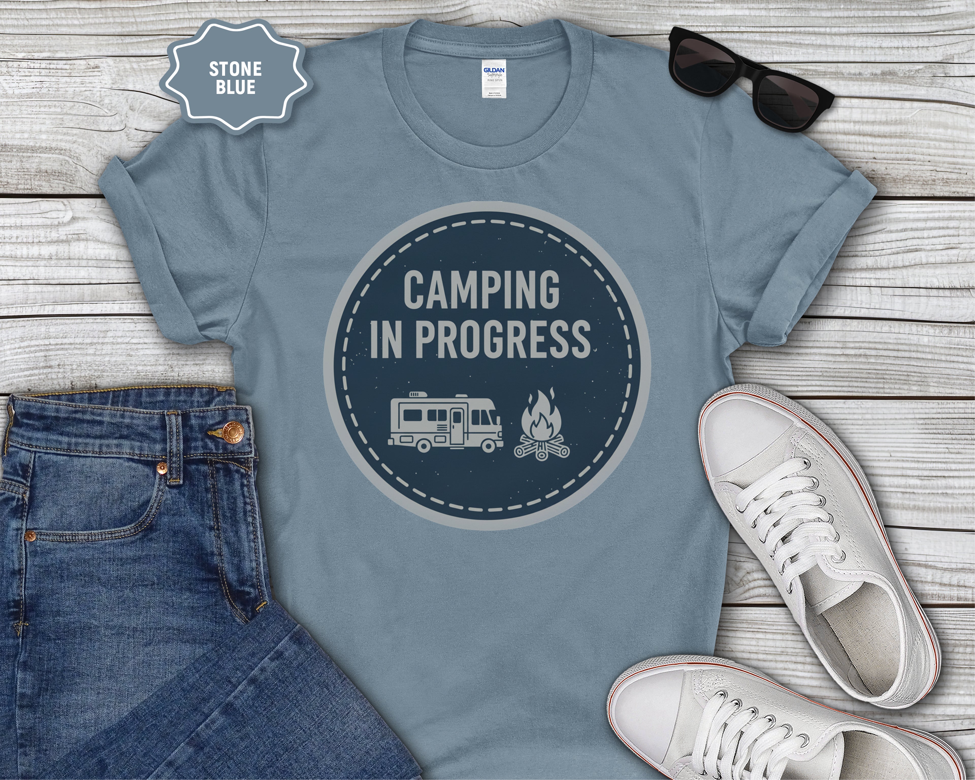 Camping In Progress T-Shirt