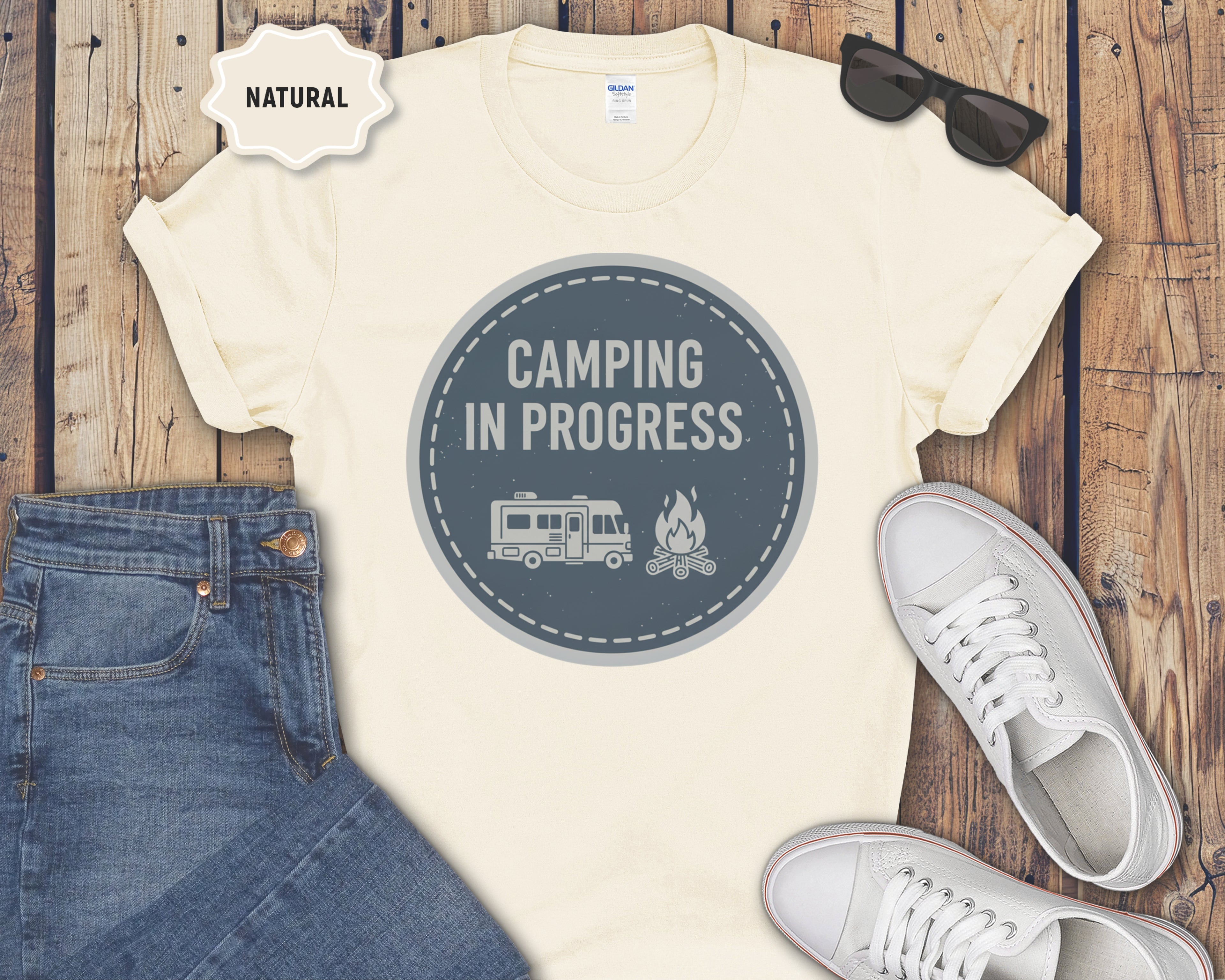 Camping In Progress T-Shirt