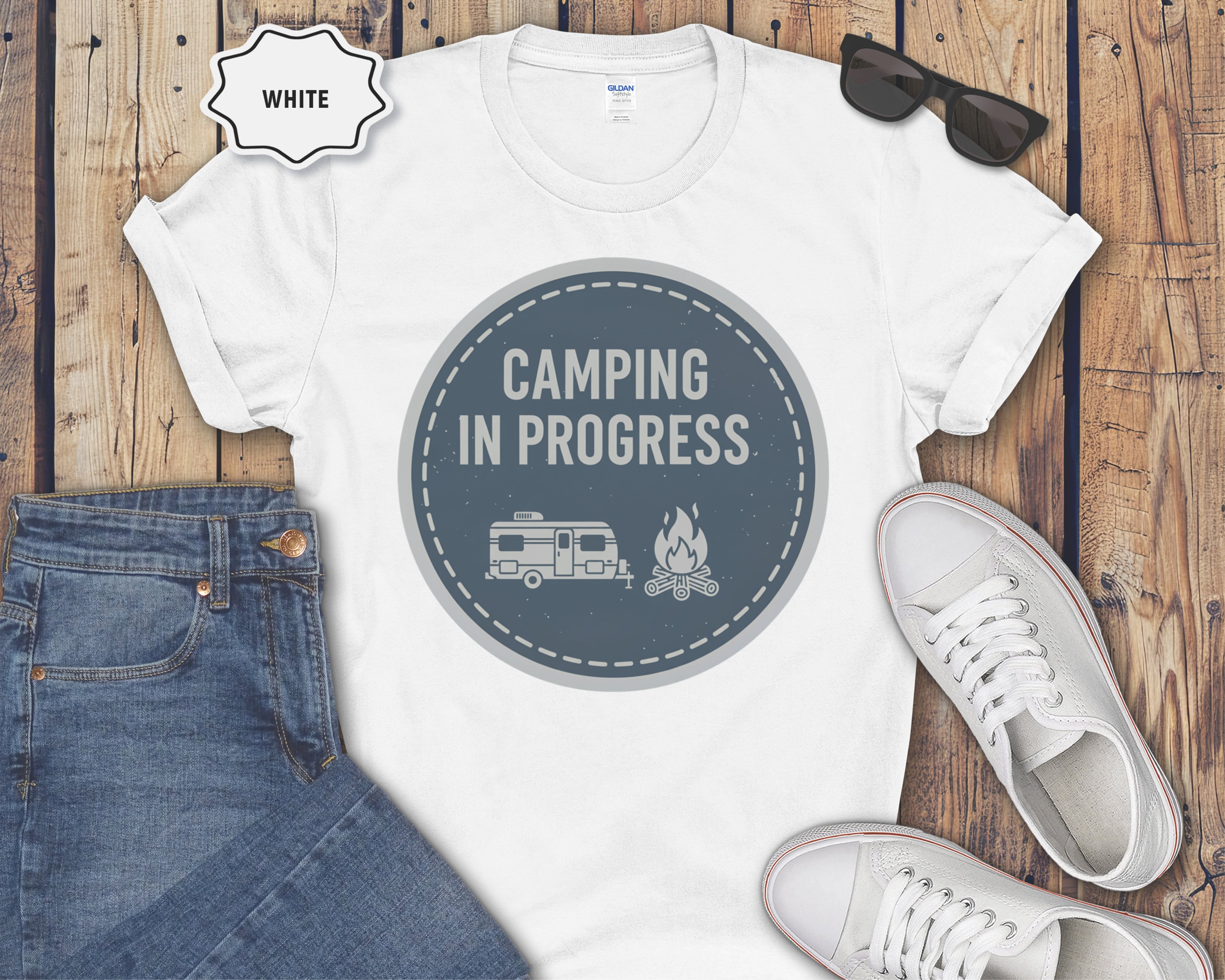 Camping In Progress T-Shirt