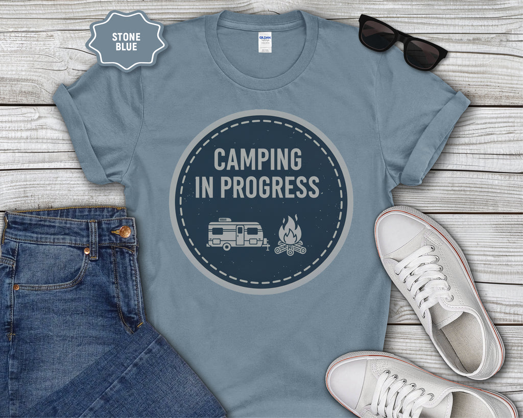 Camping In Progress T-Shirt