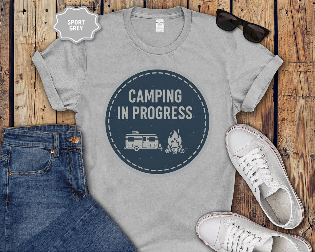 Camping In Progress T-Shirt