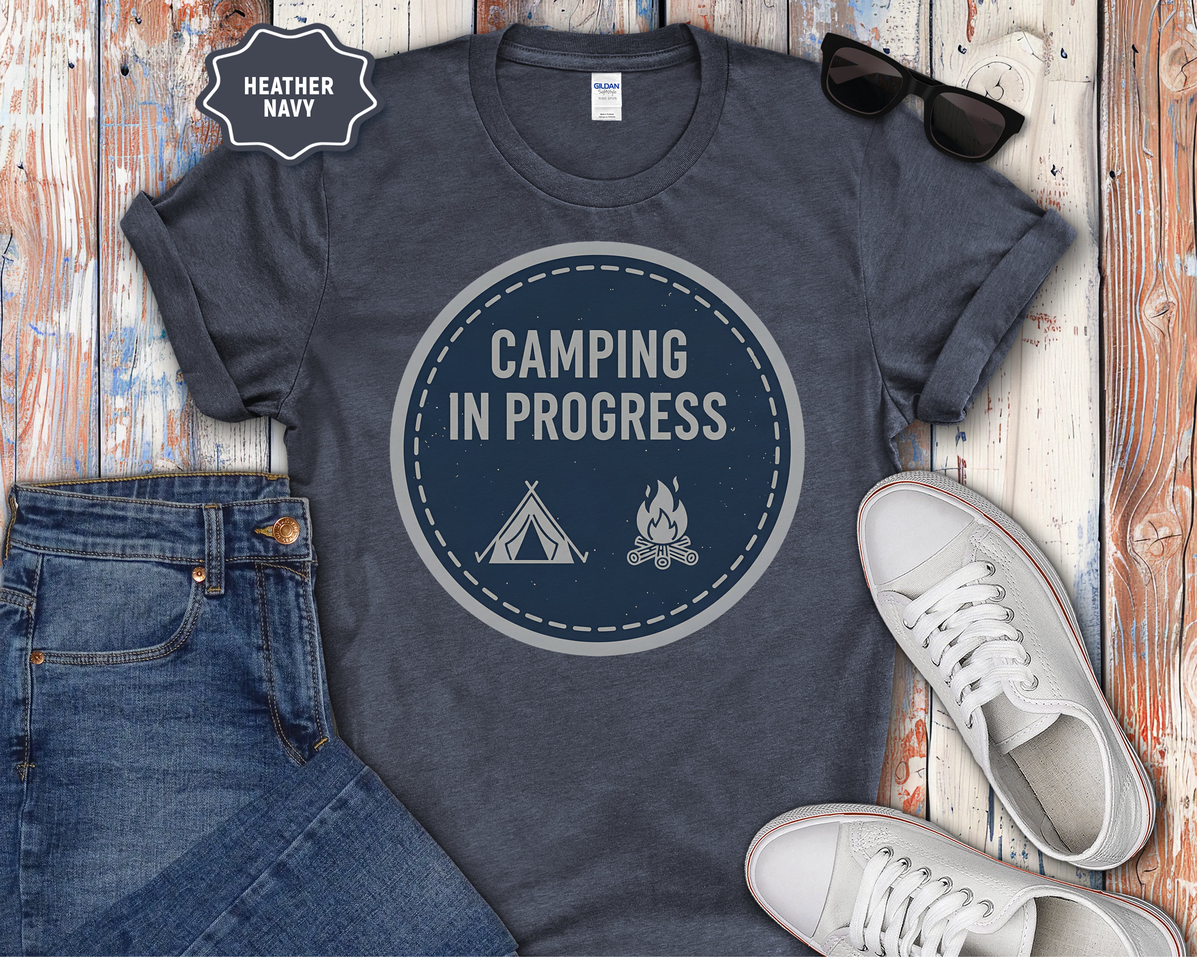 Camping In Progress T-Shirt