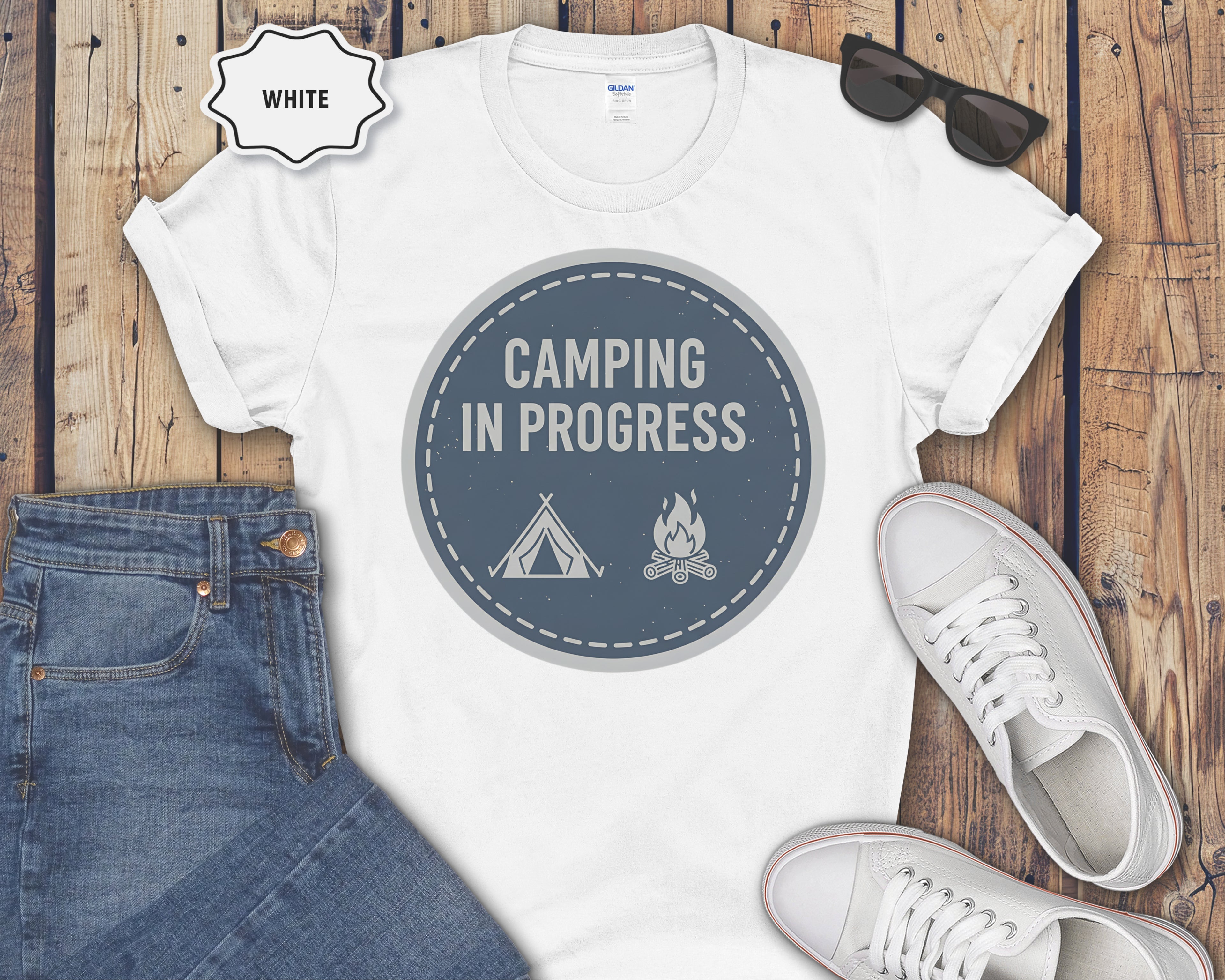 Camping In Progress T-Shirt