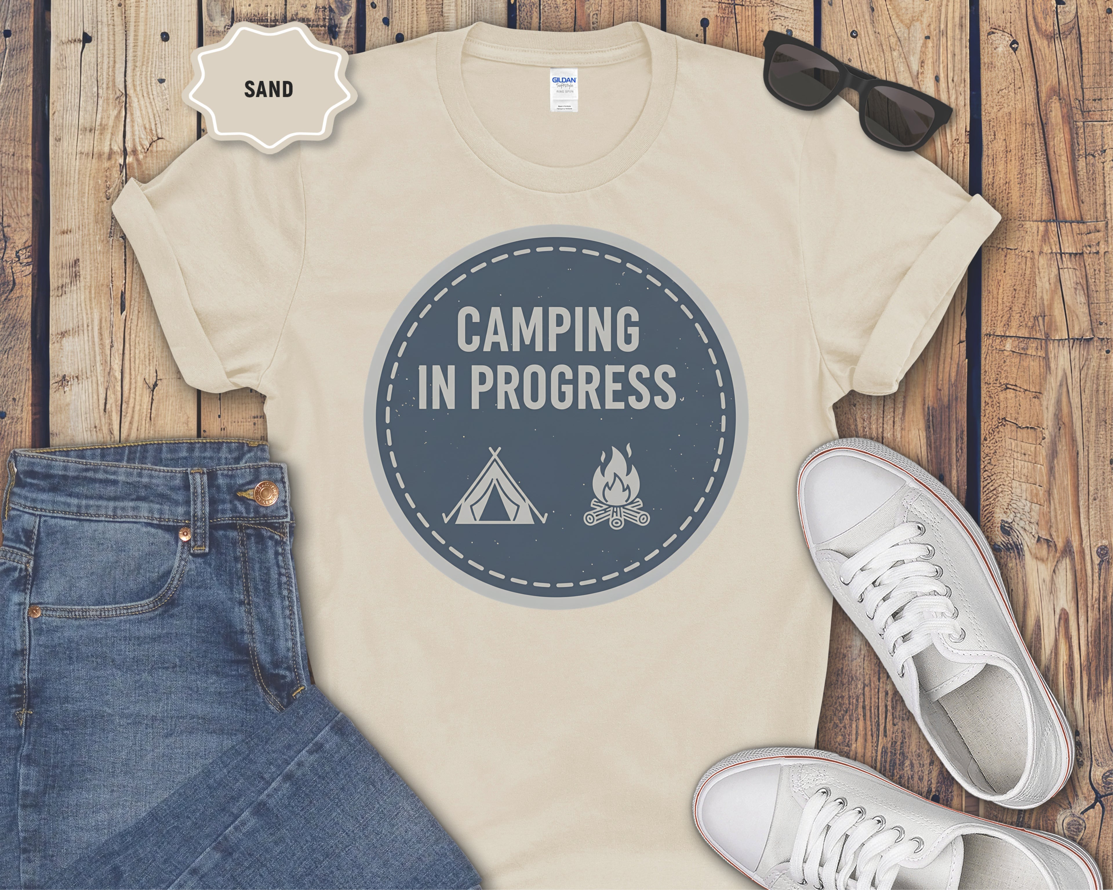 Camping In Progress T-Shirt