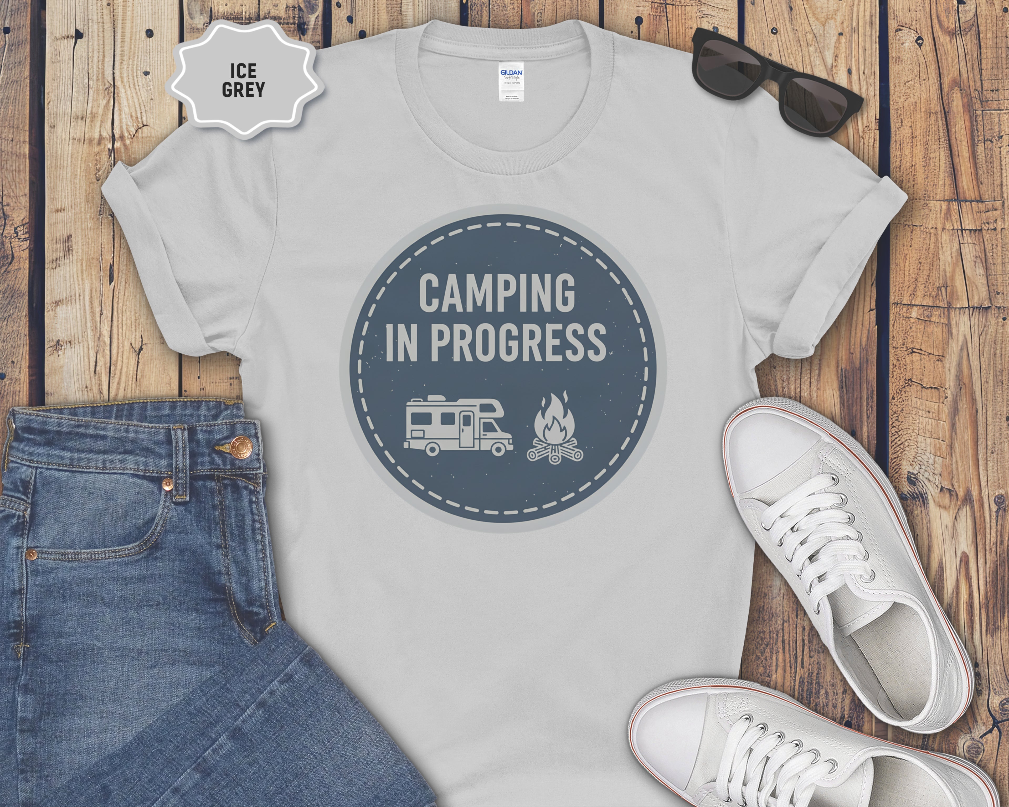 Camping In Progress T-Shirt