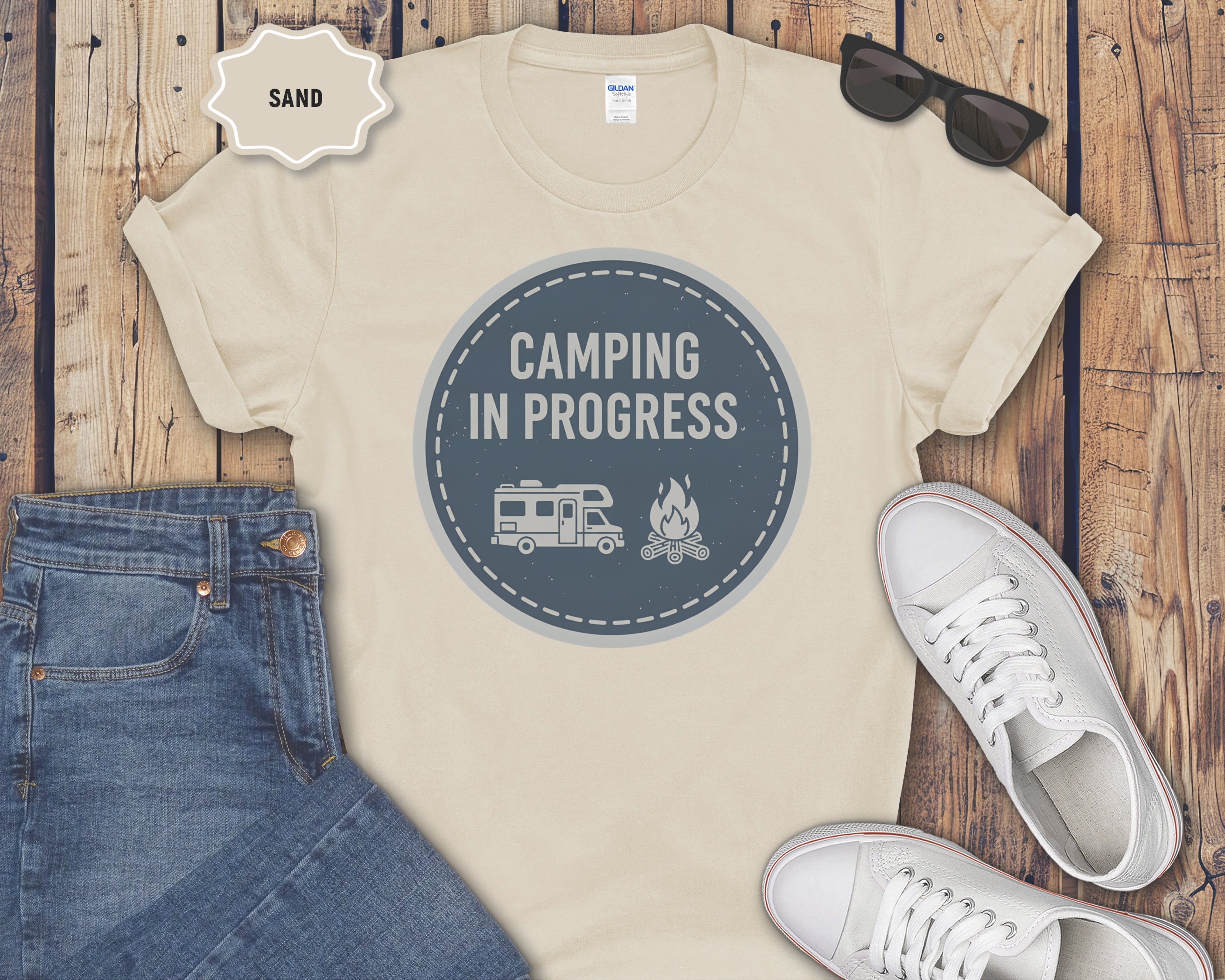 Camping In Progress T-Shirt