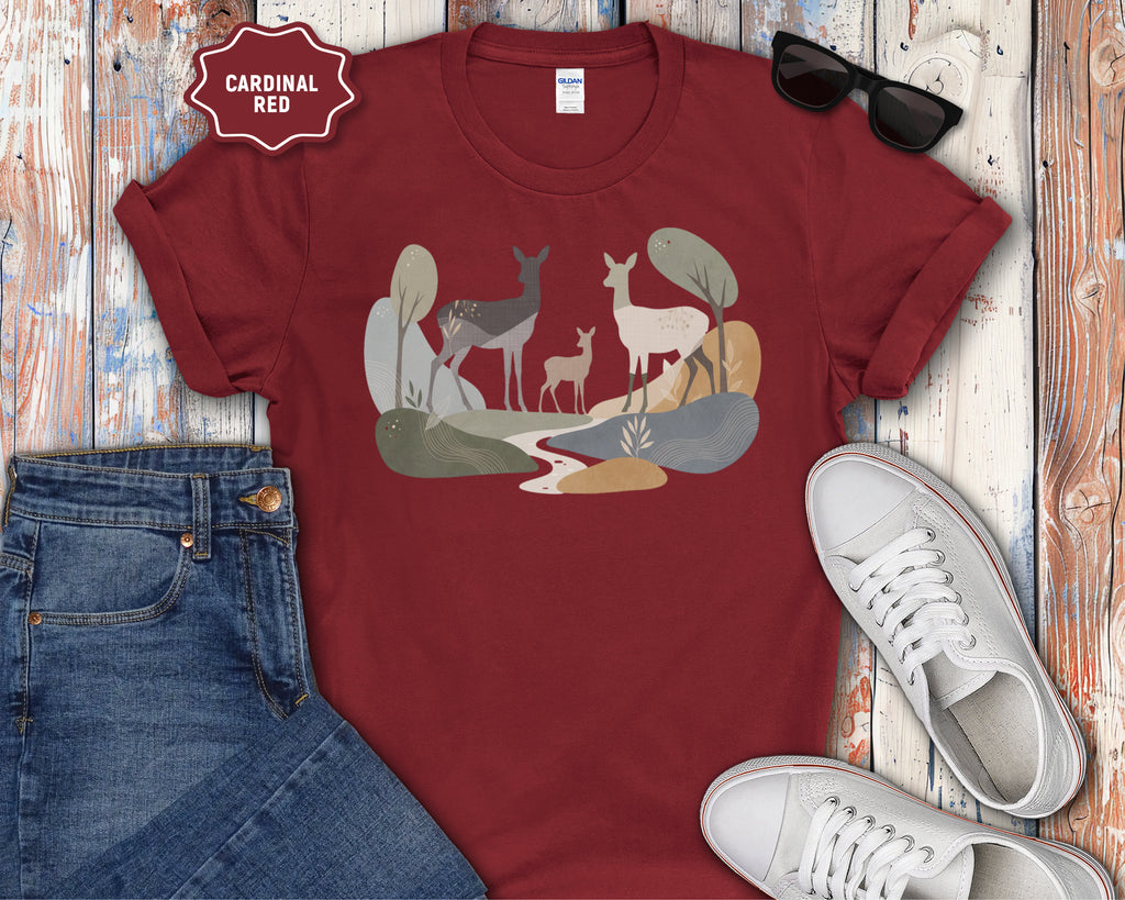 Deer Meadow Graphic T-Shirt
