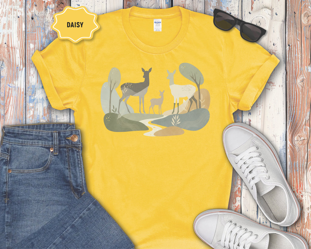 Deer Meadow Graphic T-Shirt
