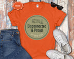 T‑Shirt — Disconnected & Proud Off Grid Club Graphic Tee