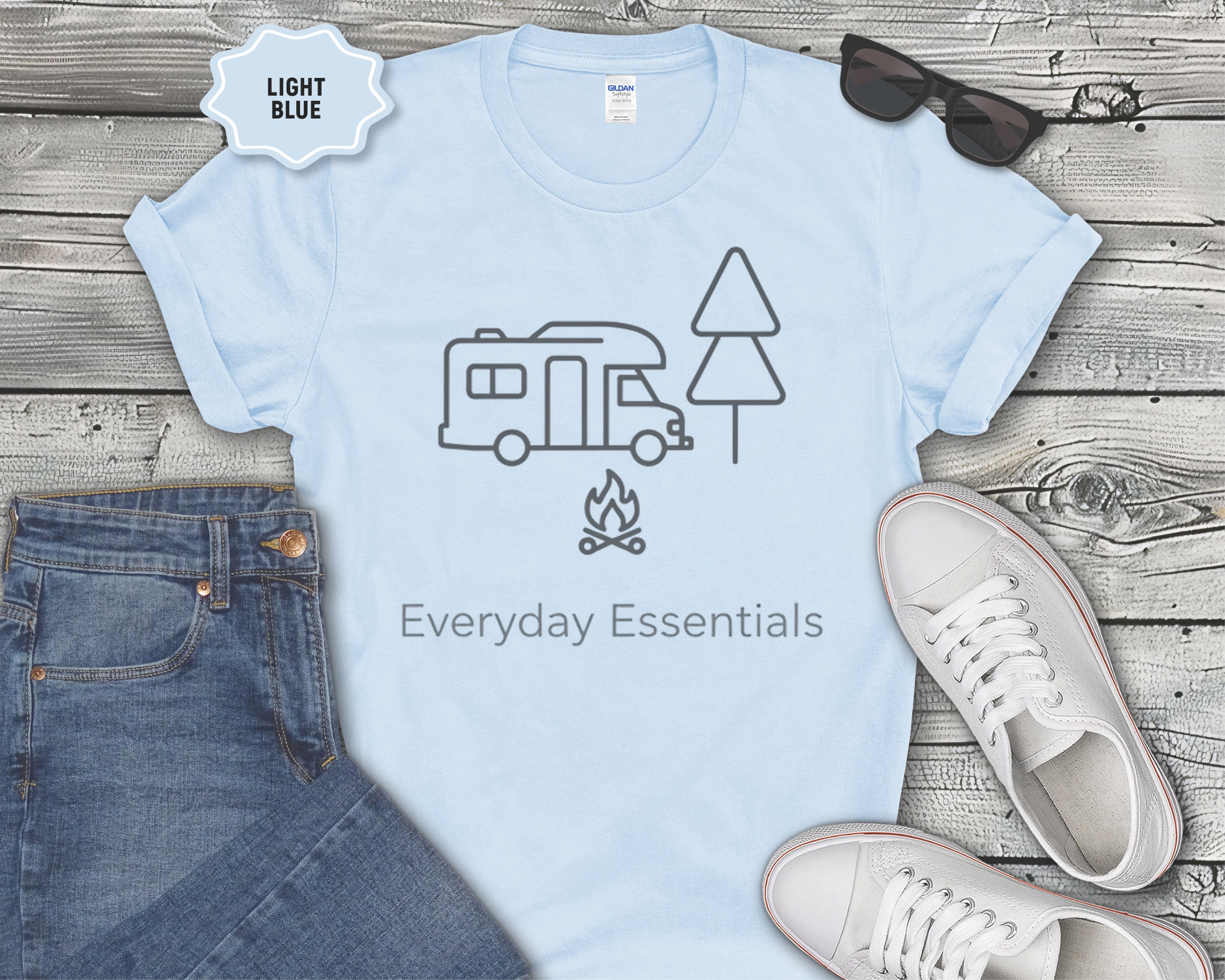 Everyday Essentials RV Camping T-Shirt