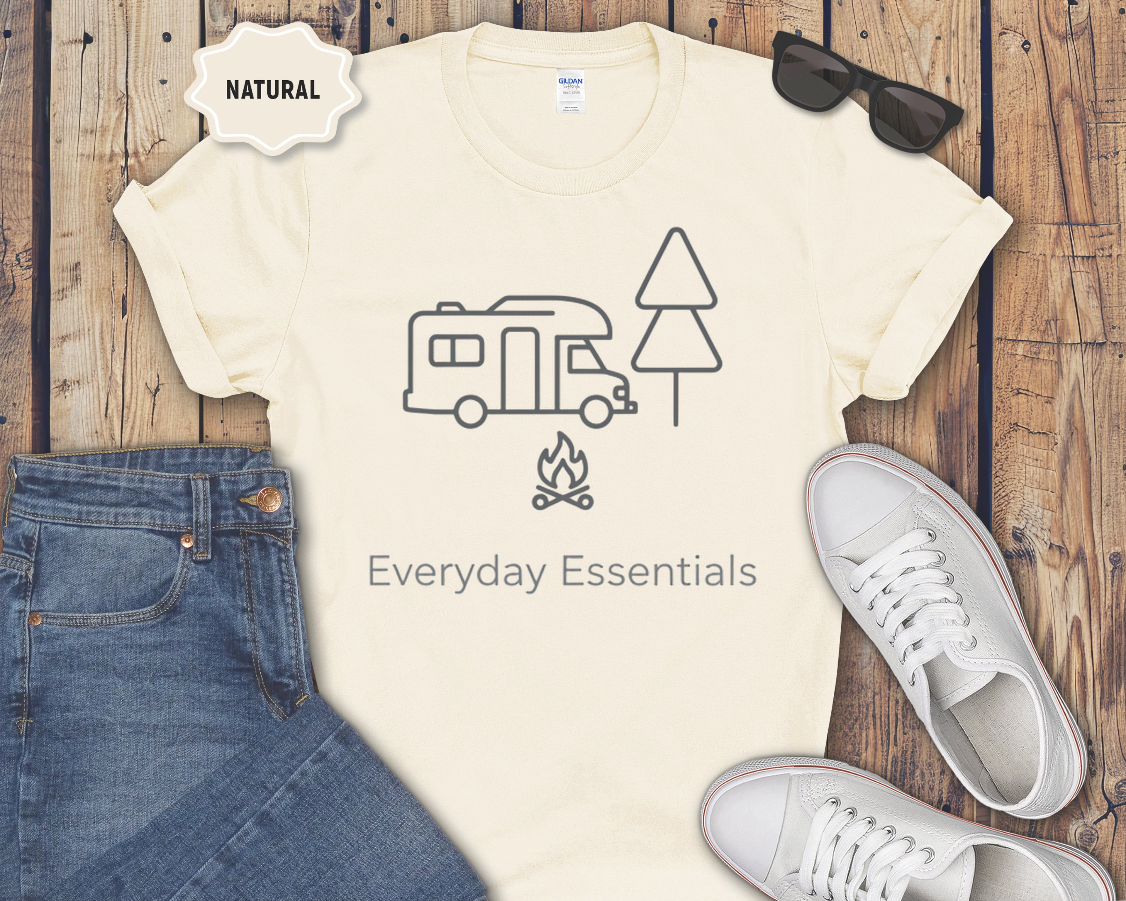 Everyday Essentials RV Camping T-Shirt