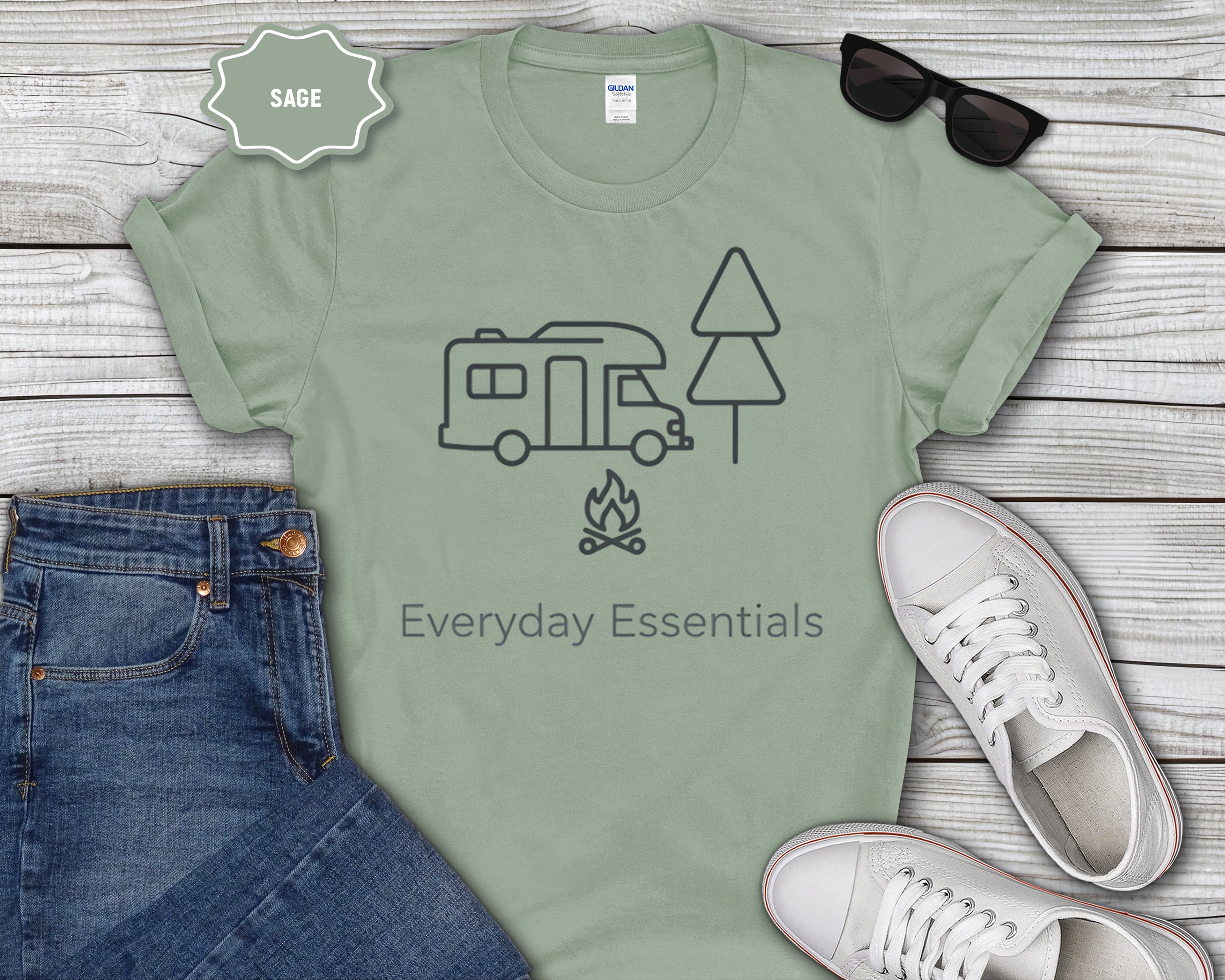Everyday Essentials RV Camping T-Shirt