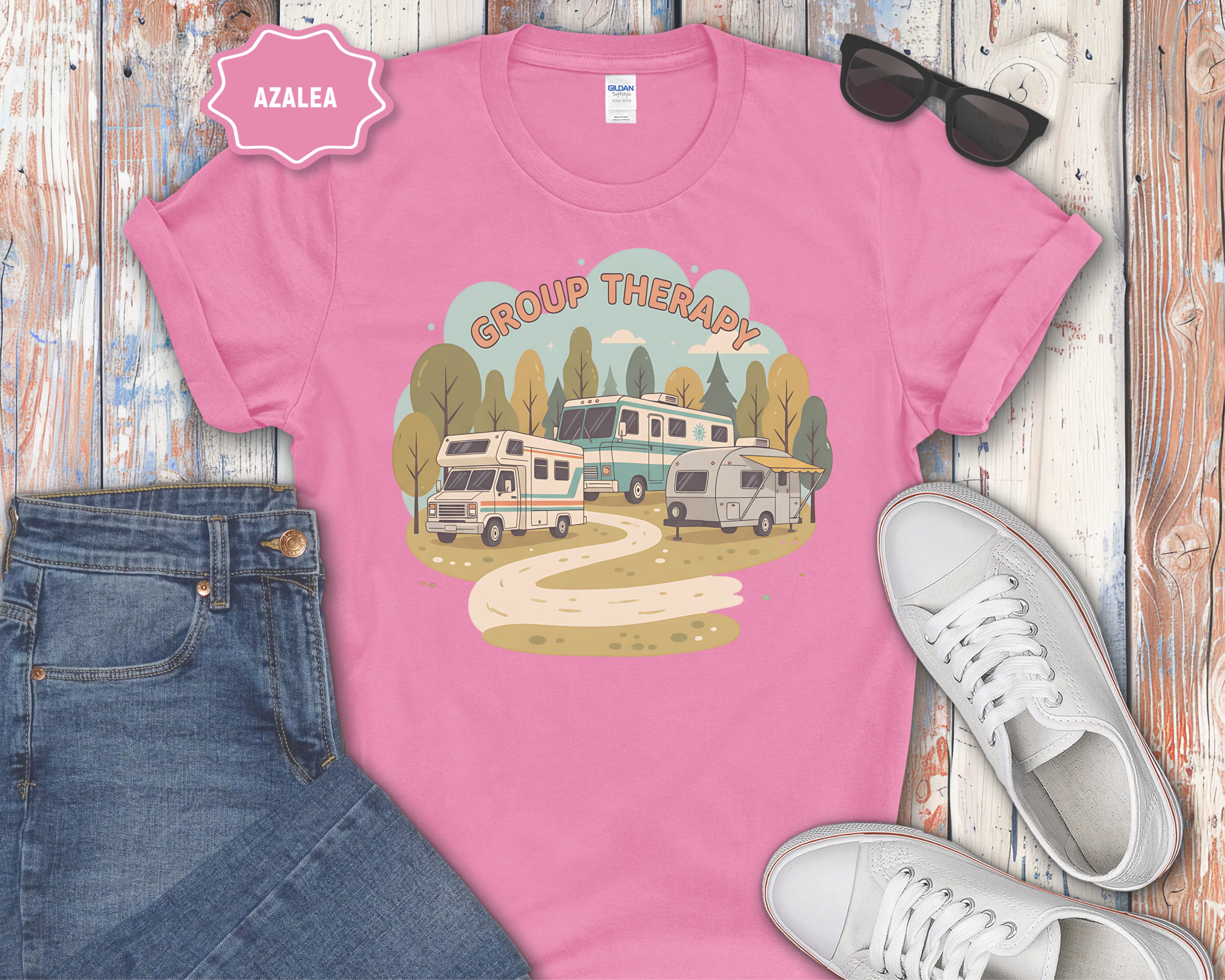 “Group Therapy” Vintage Motorhome Graphic