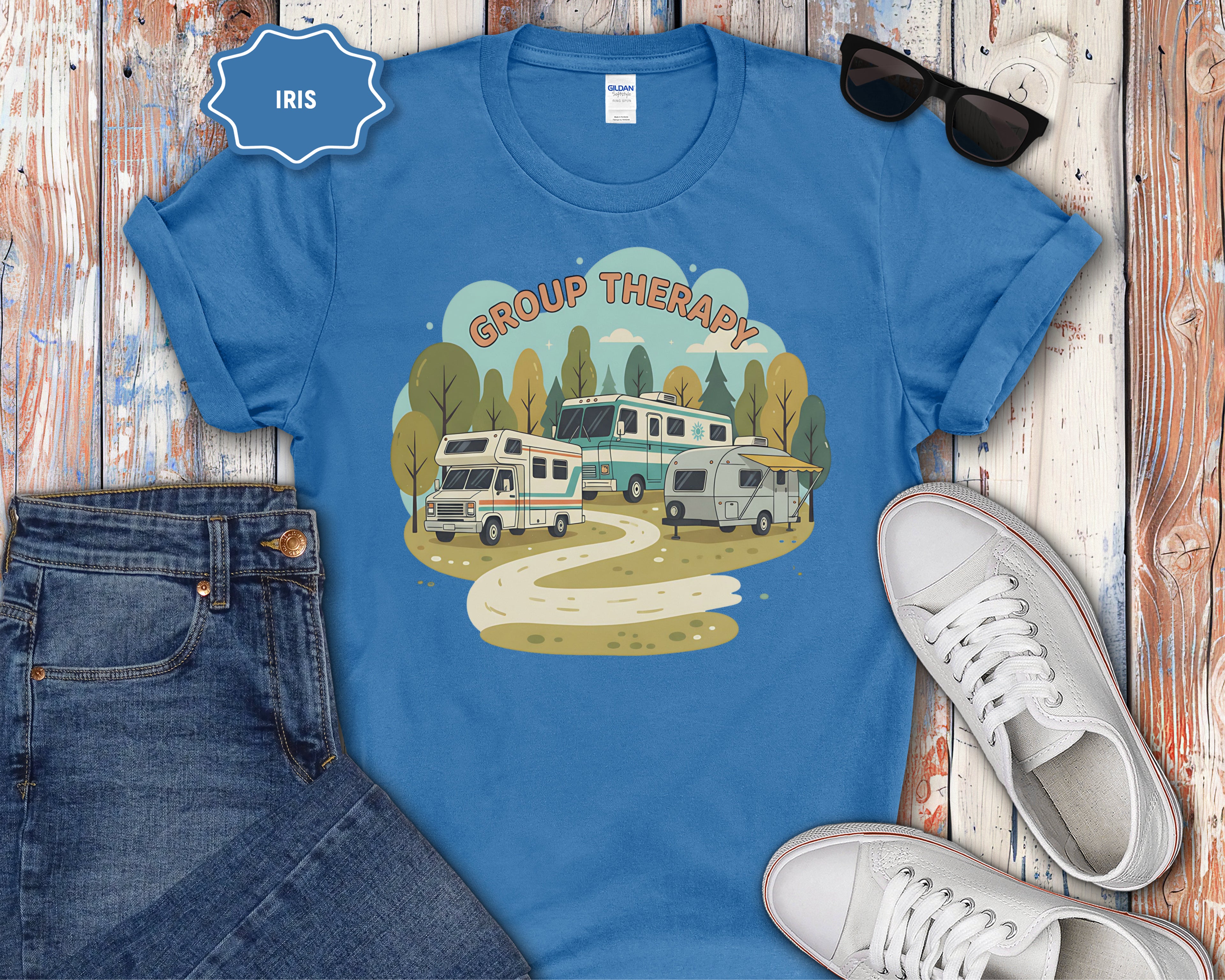 “Group Therapy” Vintage Motorhome Graphic