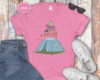 Time to Explore Tent T-Shirt