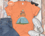 Time to Explore Tent T-Shirt