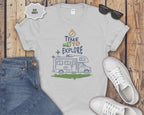 Time to Explore RV Camper T-Shirt | Adventure Campervan Travel Tee