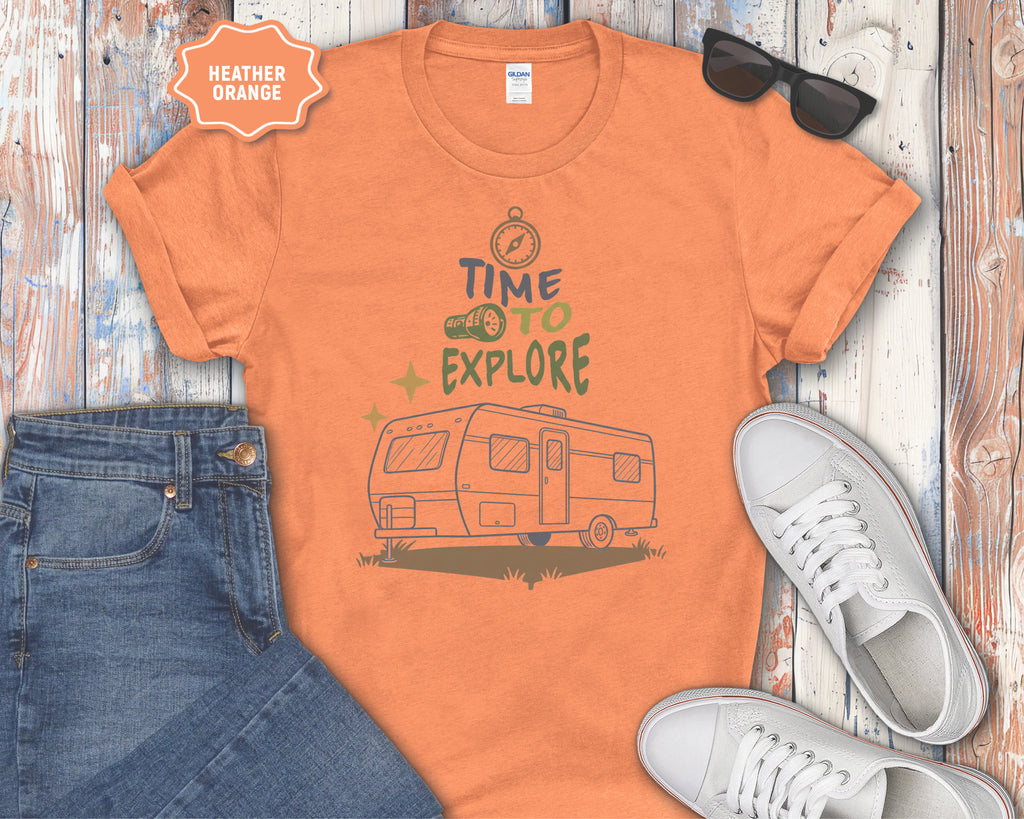 Time To Explore camper RV T-Shirt