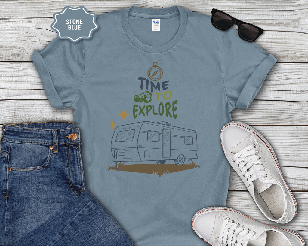 Time To Explore camper RV T-Shirt