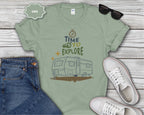 Time To Explore camper RV T-Shirt
