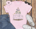 Time To Explore camper RV T-Shirt