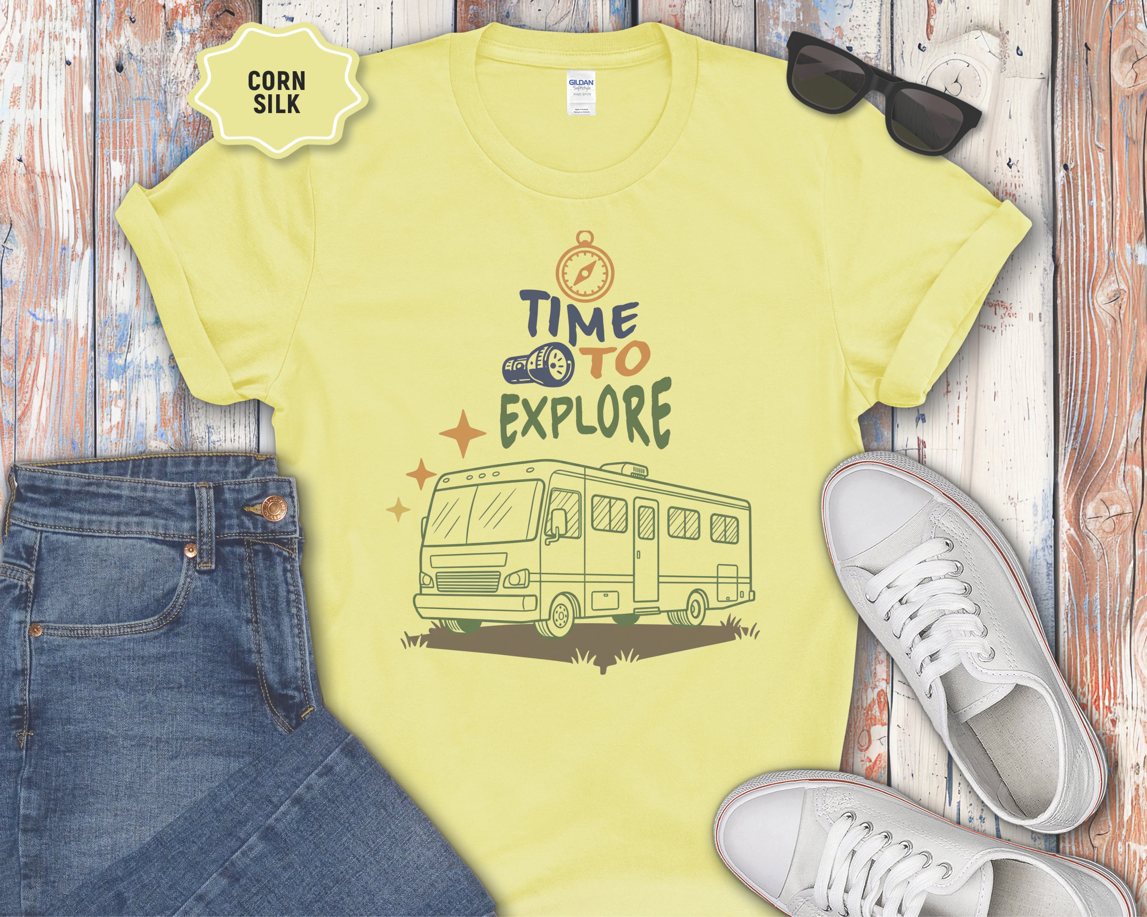 Time to Explore RV T-Shirt