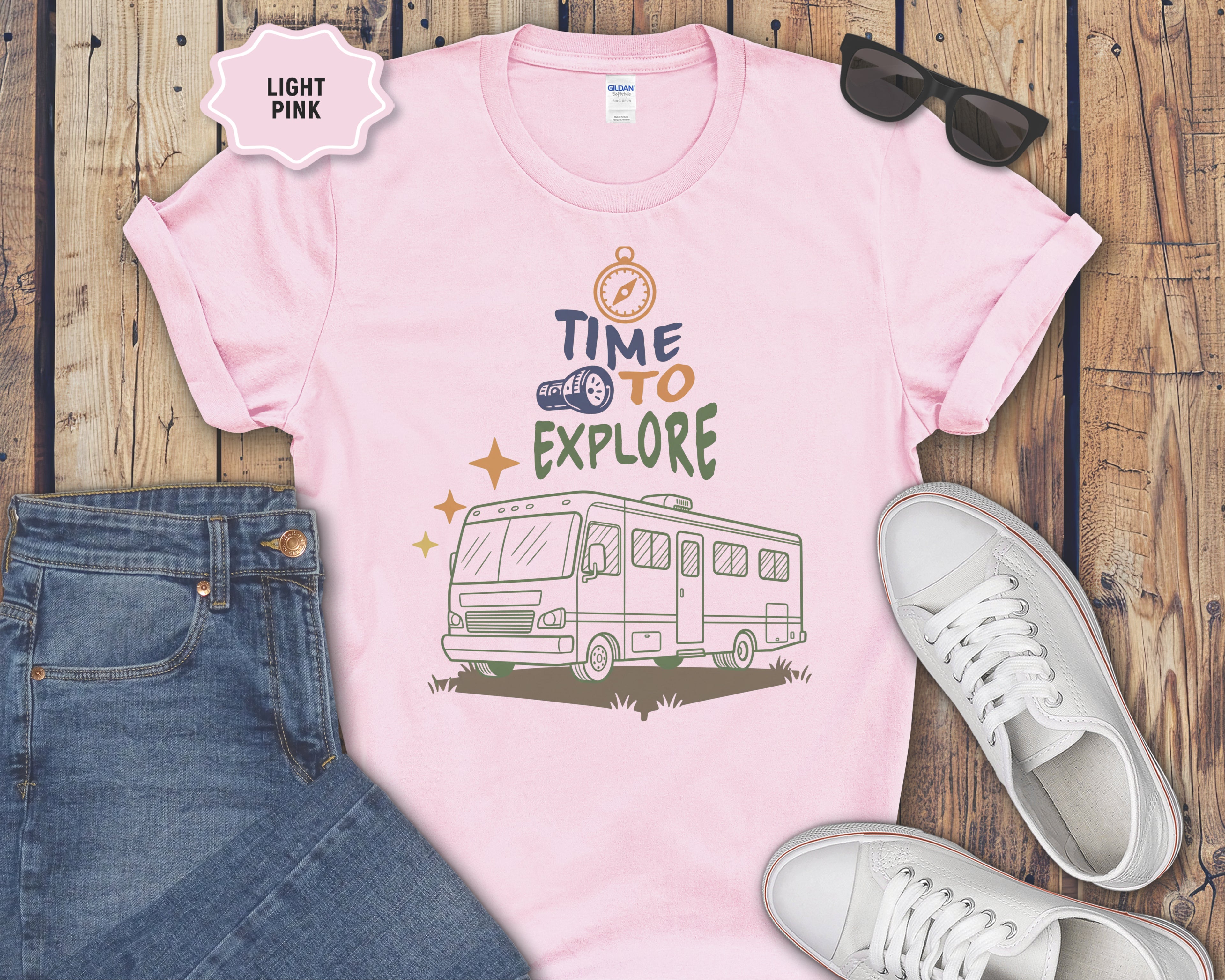 Time to Explore RV T-Shirt