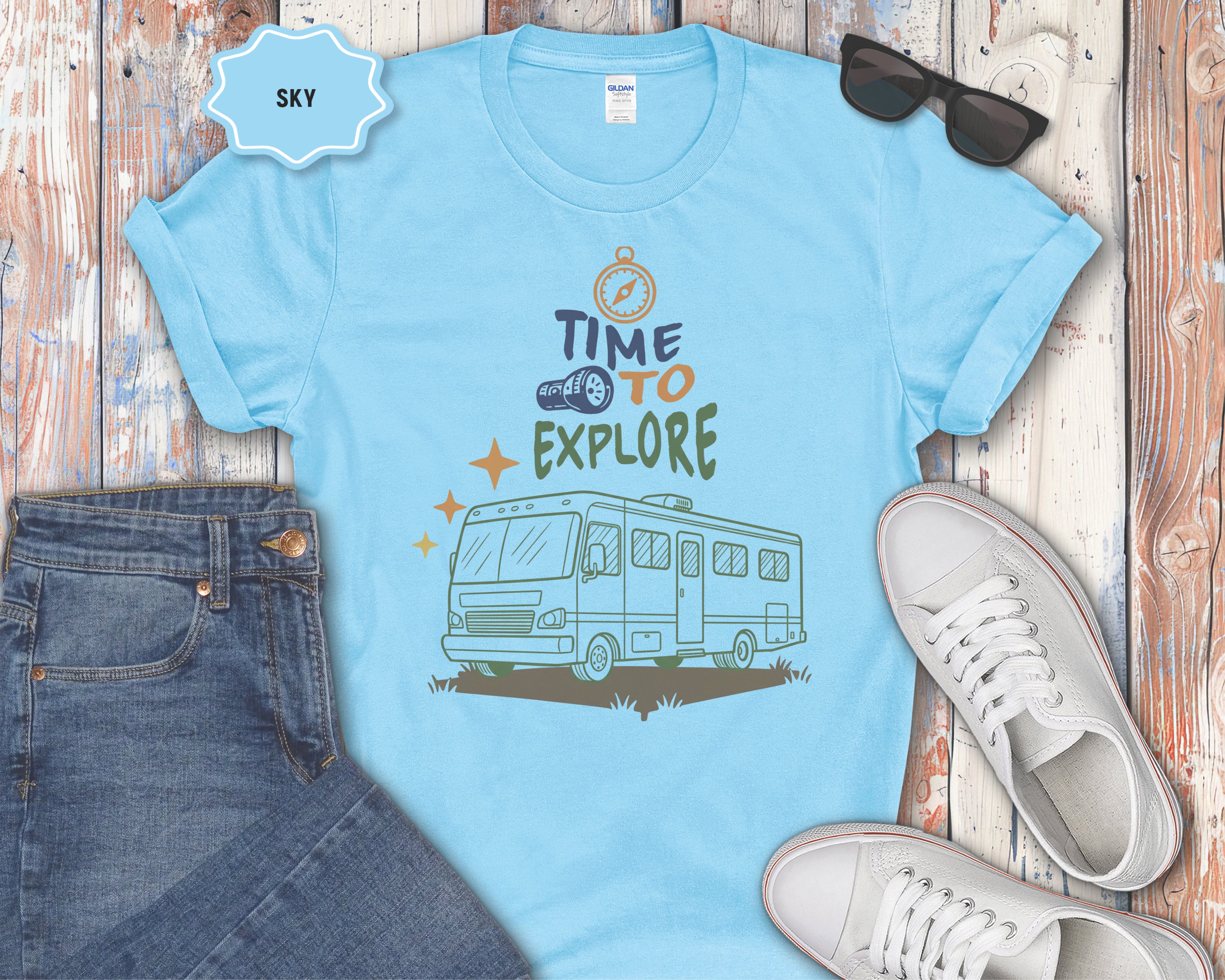 Time to Explore RV T-Shirt