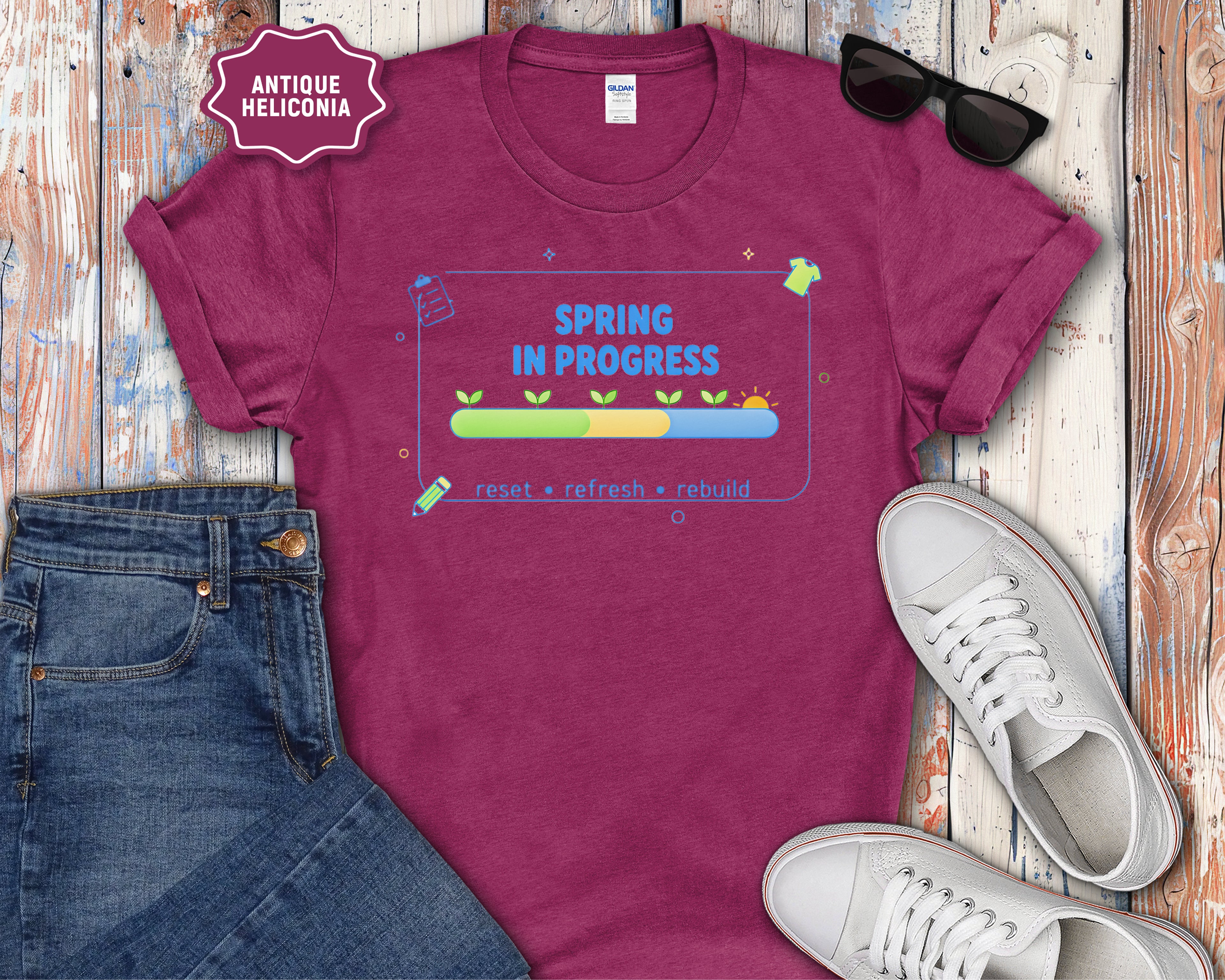 Spring in Progress T‑Shirt