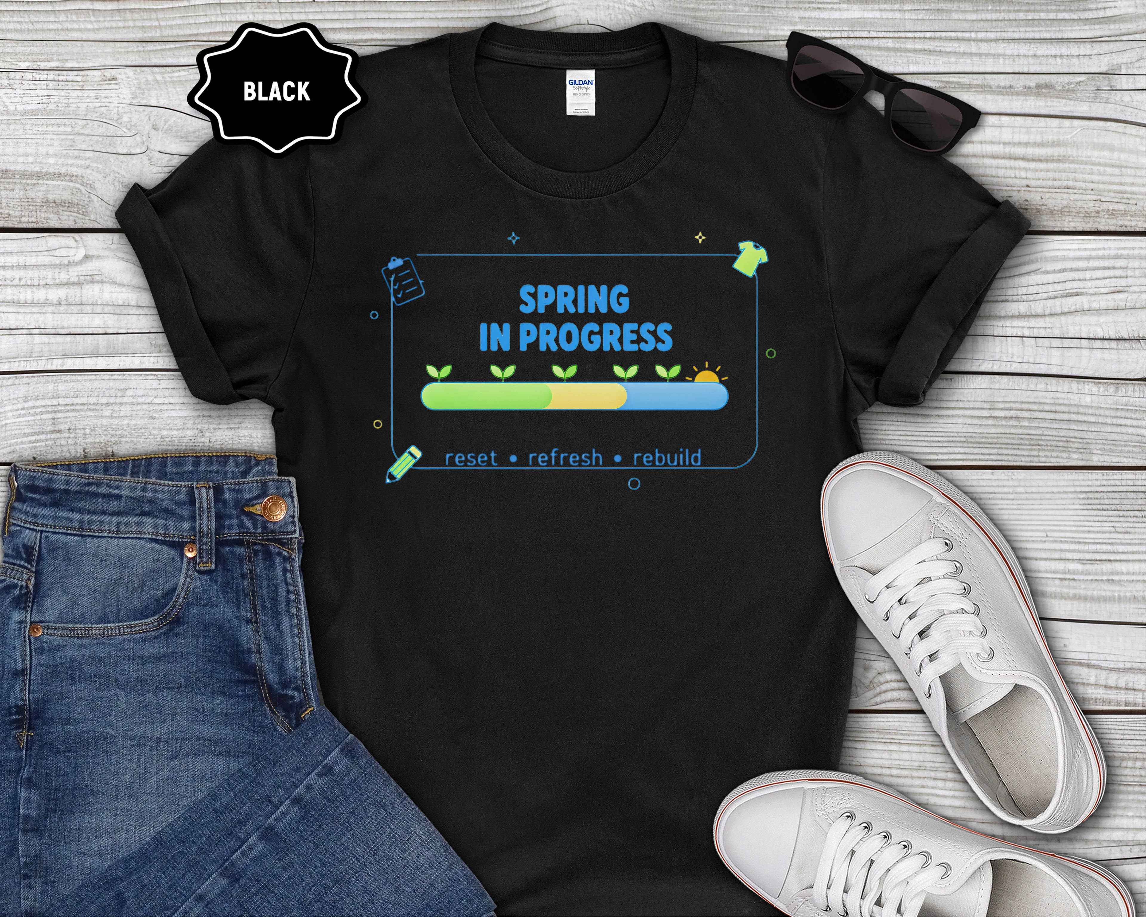 Spring in Progress T‑Shirt