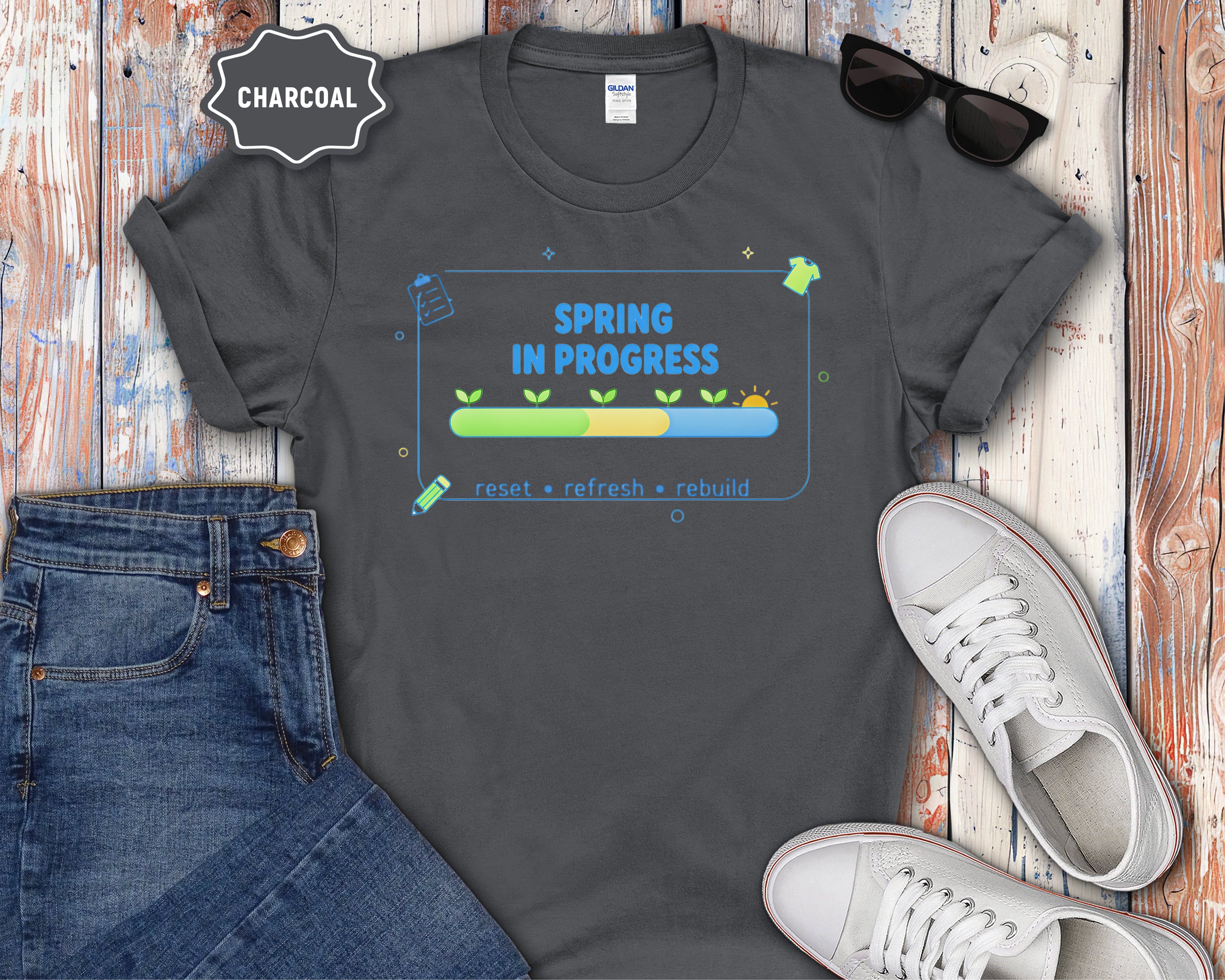 Spring in Progress T‑Shirt