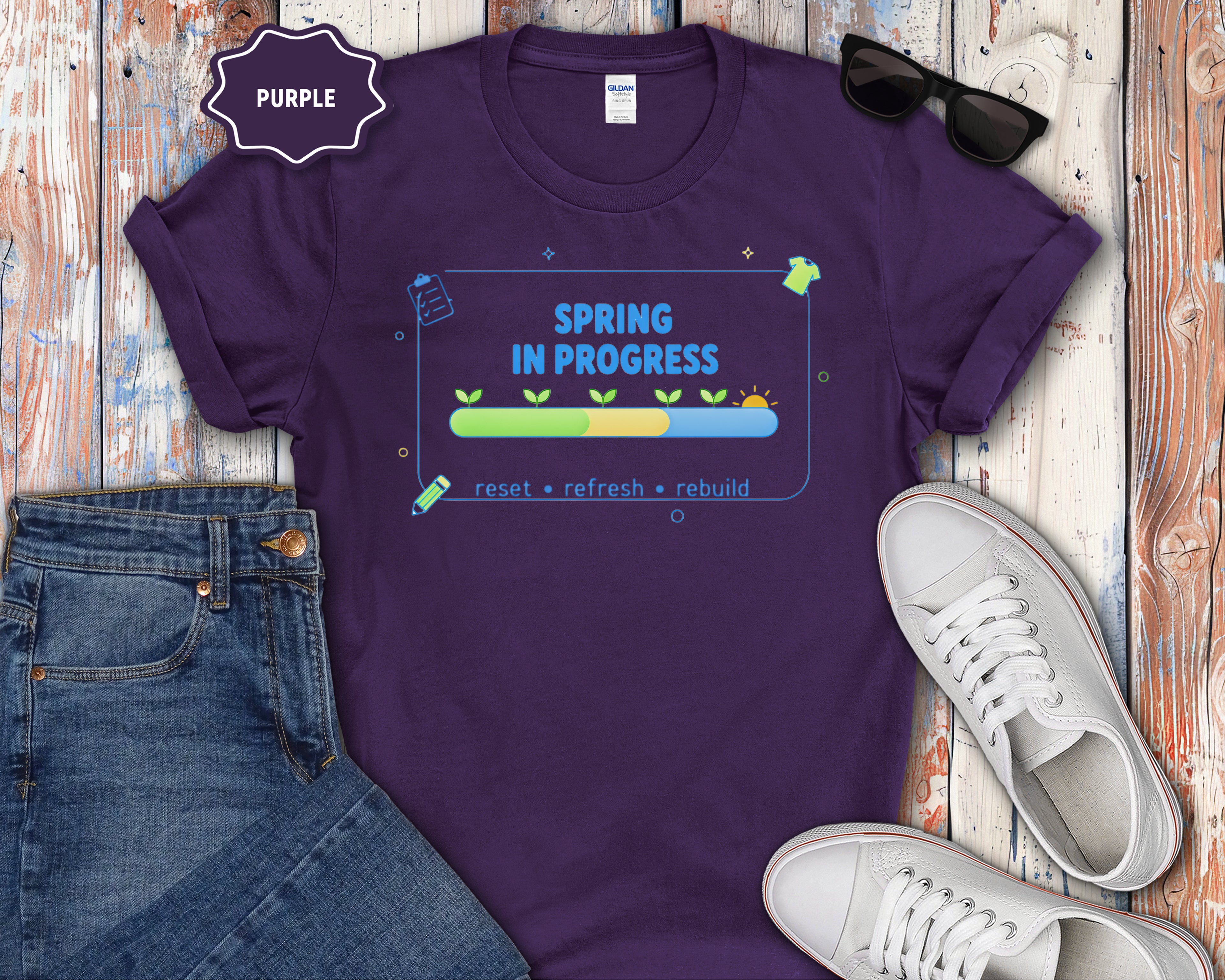 Spring in Progress T‑Shirt