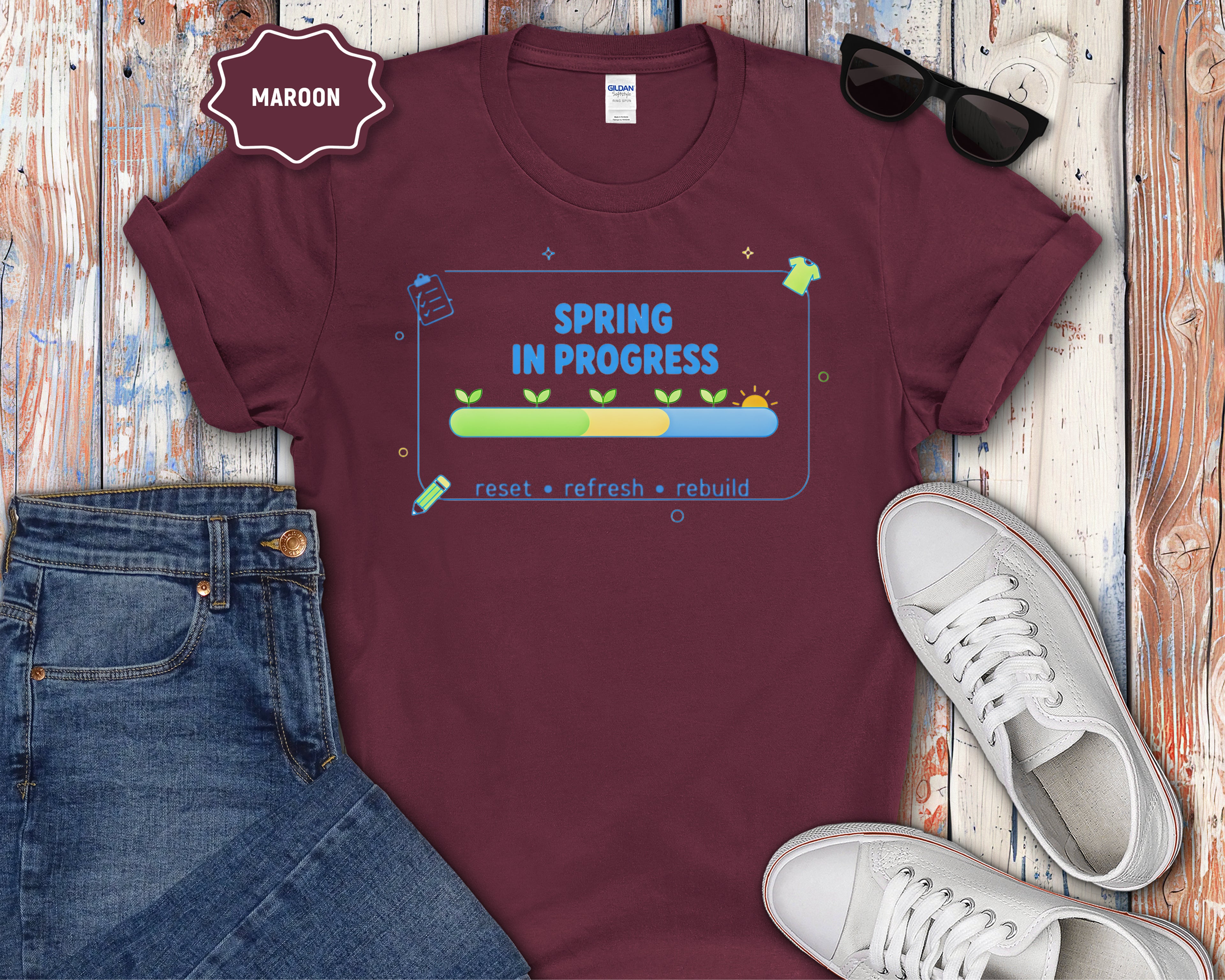 Spring in Progress T‑Shirt
