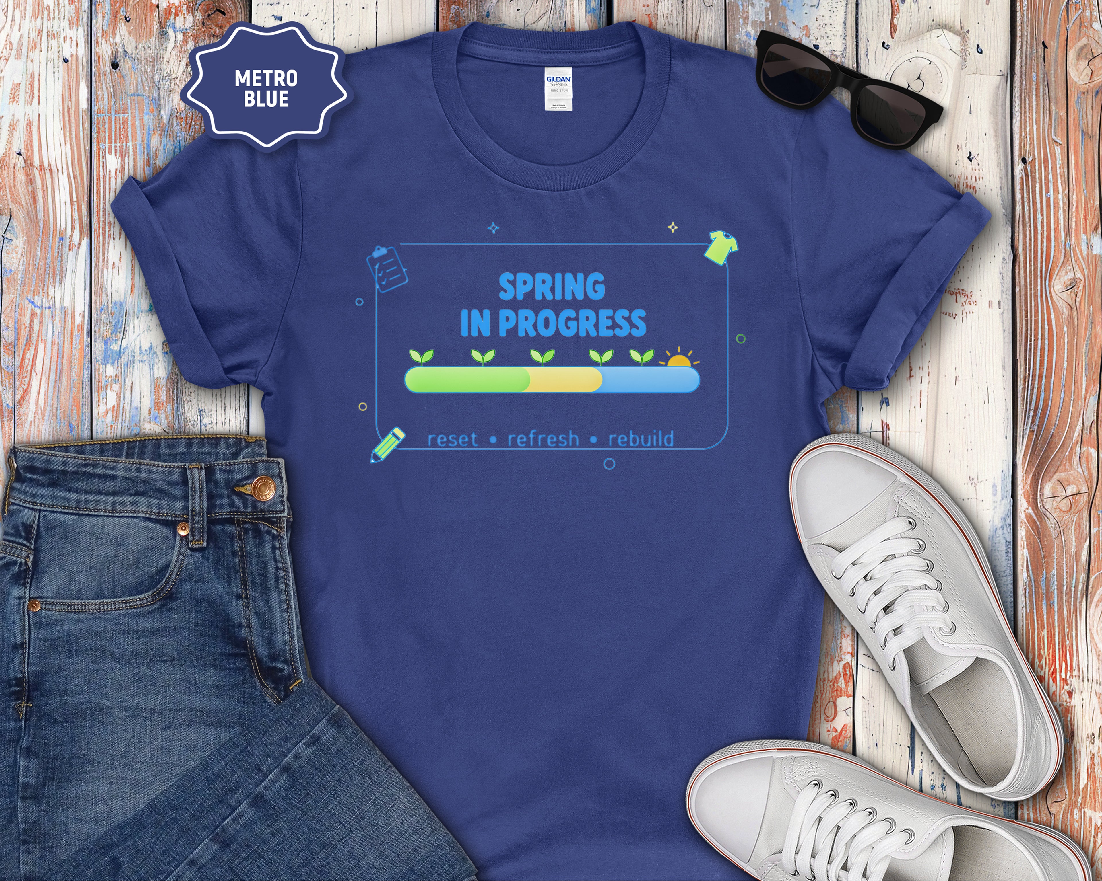 Spring in Progress T‑Shirt