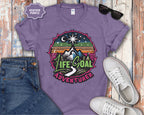 Life Goal Adventurer Camping Hiking Mountain T-Shirt