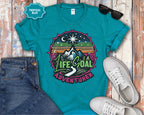 Life Goal Adventurer Camping Hiking Mountain T-Shirt