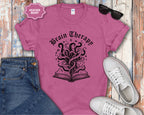 Brain Therapy Book Illustration T-Shirt