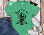 Brain Therapy Book Illustration T-Shirt