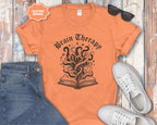 Brain Therapy Book Illustration T-Shirt