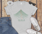 "Find Your Line" Inspirational Outdoor Tee