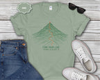 "Find Your Line" Inspirational Outdoor Tee