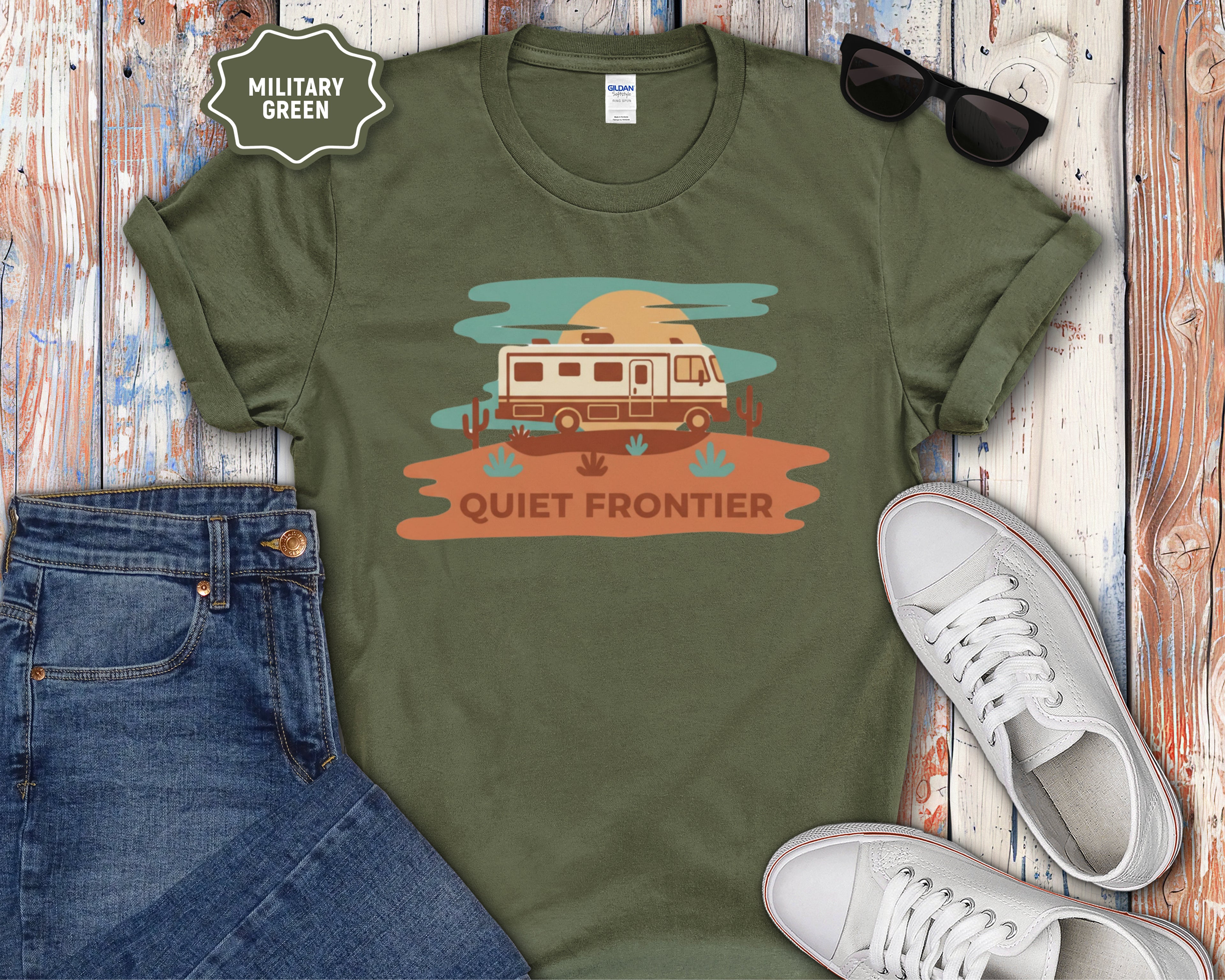 'Quiet Frontier' Vintage Class A Graphic