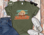 Quiet Frontier Retro Camper T-Shirt